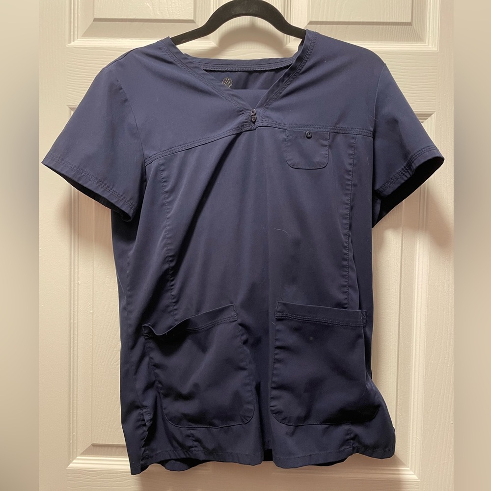Adar Women’s Navy Blue Scrub Set